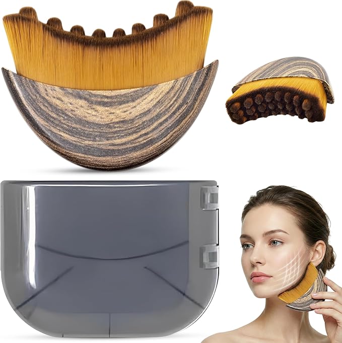 Cheeky Contour Brush – Lose Your Double Chin & Sculpt Your Jawline in Minutes a Day ✅